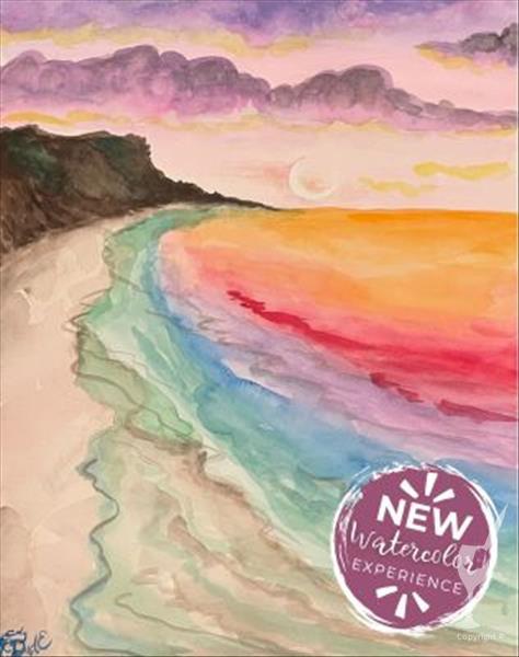 NEW! Watercolor Paint & Sip!