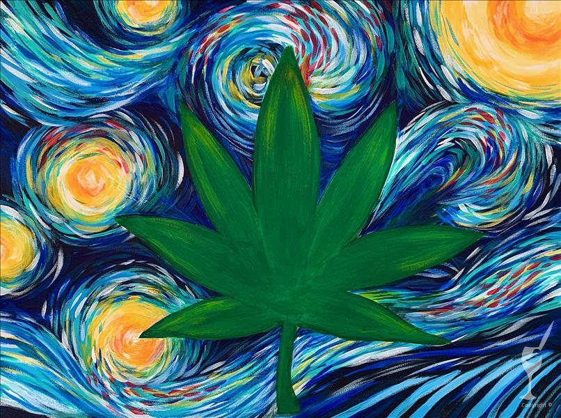 THC Night- Starry Night Leaf -Adults Only