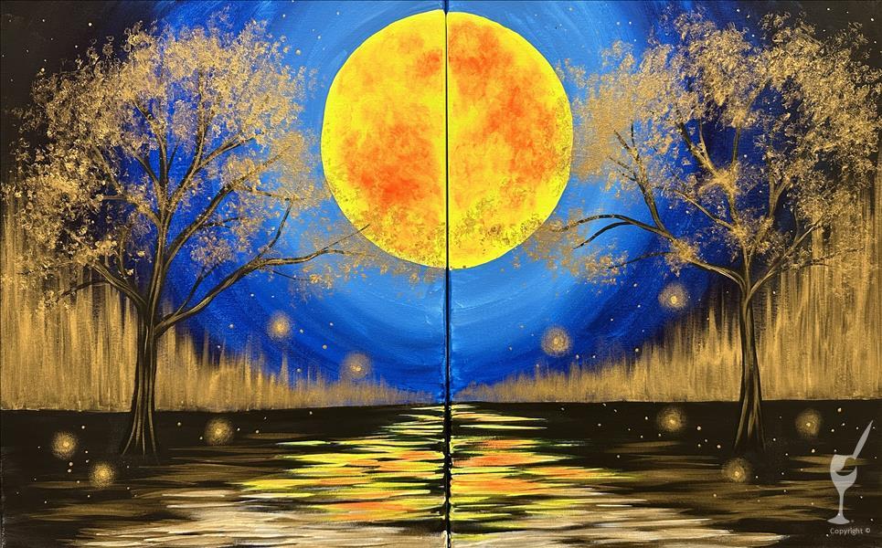 Paint & Sip Date Night THE MOON BETWEEN