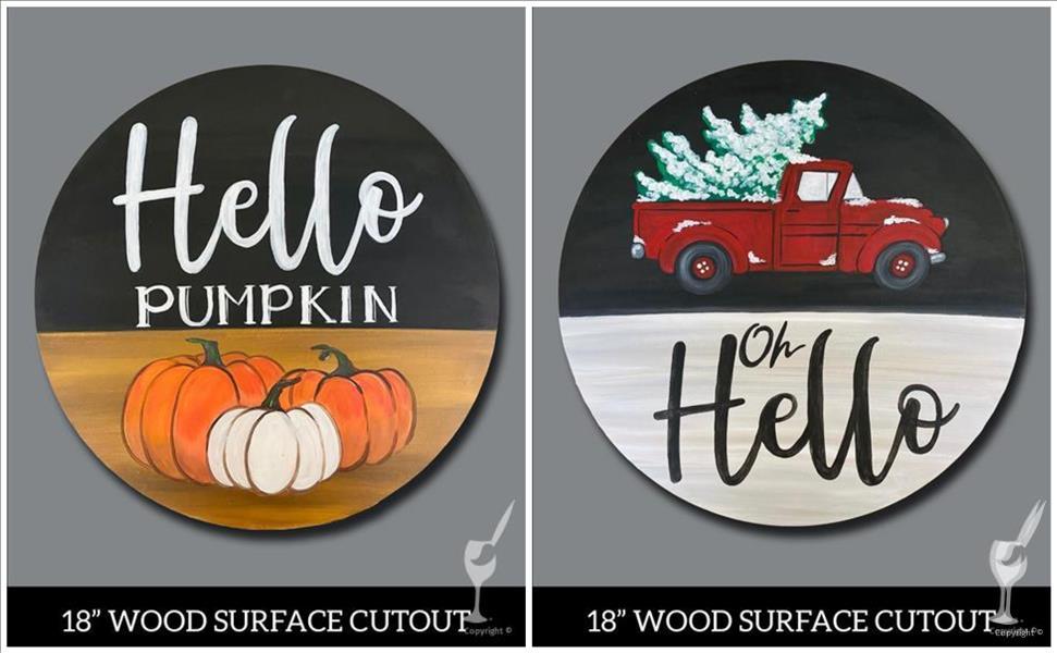 Hello Pumpkin & Truck Cutout (Choose One)