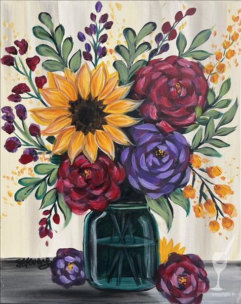 NEW! Floral Treasure - ADD GLITTER & A CANDLE!