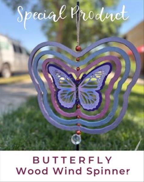 Special Event | Butterfly Wood Wind Spinner