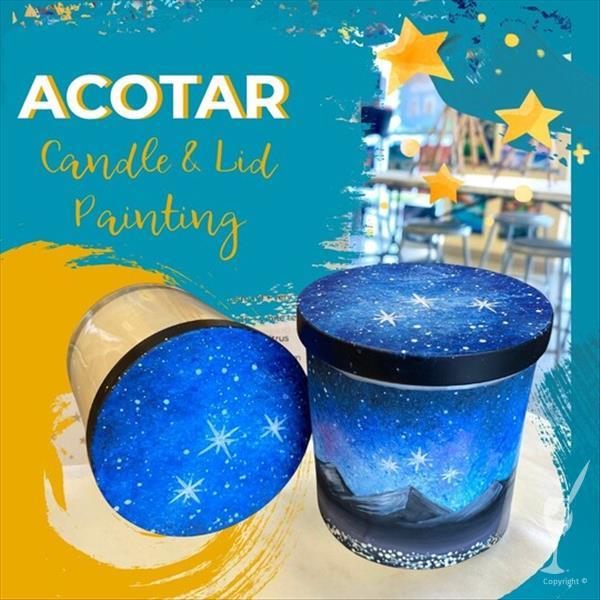 *NEW*  Special ACOTAR Candle & Lid Painting!!