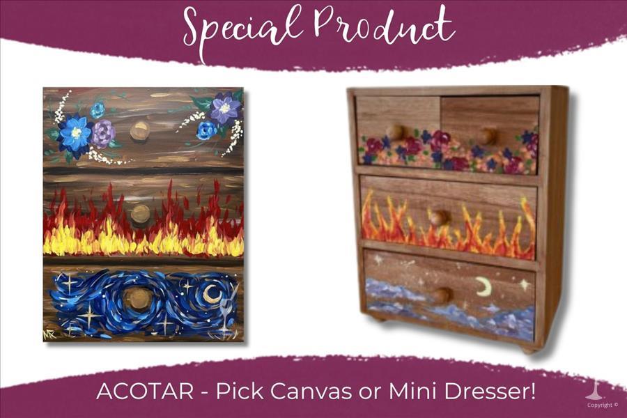 ACOTAR Trivia - Canvas or Jewelry Box Dresser!