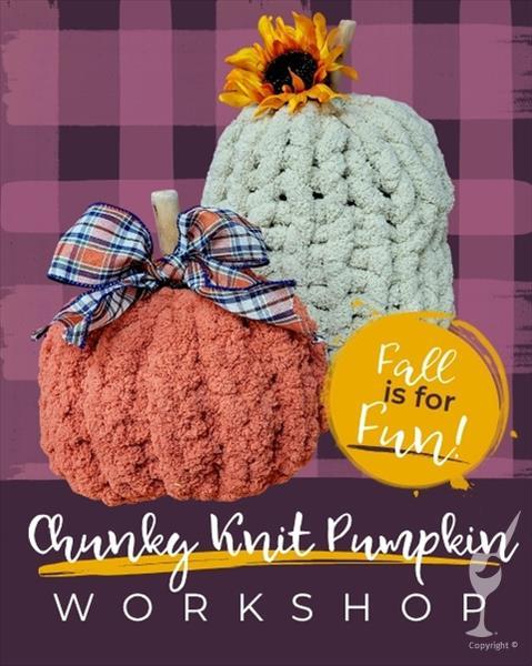 Make Chunky Knit Pumpkins & Ghosts