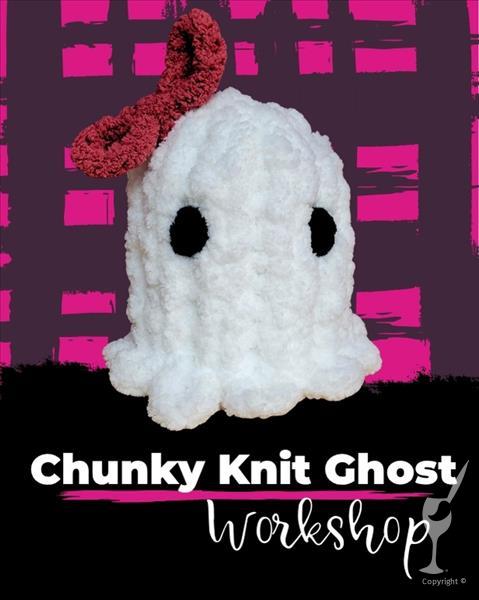Chunky Knit Ghost Workshop! Add DIY Candle!