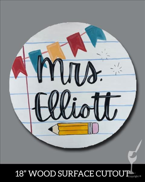 Noteworthy Welcome Cutout