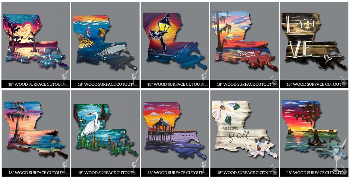 Louisiana Cutouts - Pick Your Favorite