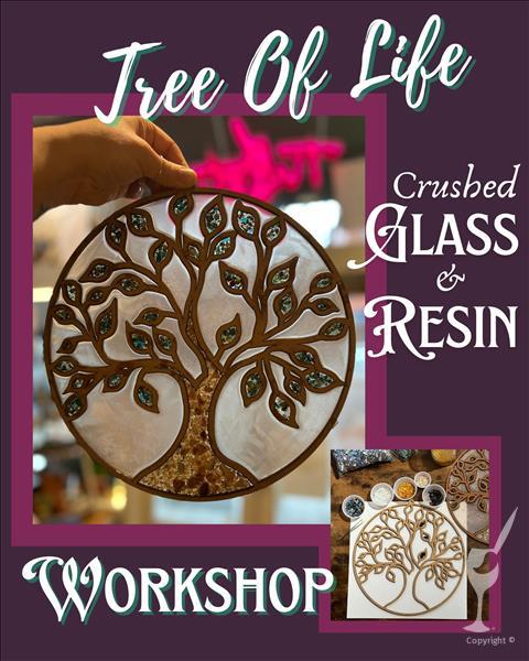 Tree of Life Crushed Glass & Resin Workshop