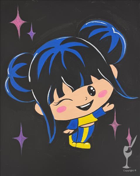 Kpop Crew - Blue Girl