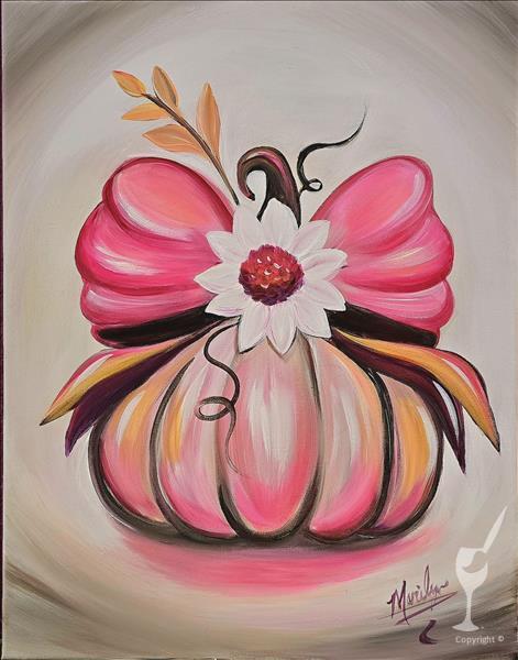 How to Paint Pretty Little Pumpkin + Make a DIY Fall Candle!