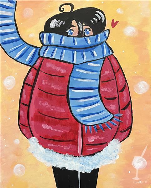 Mindful Monday with a Cozy Winter Cutie