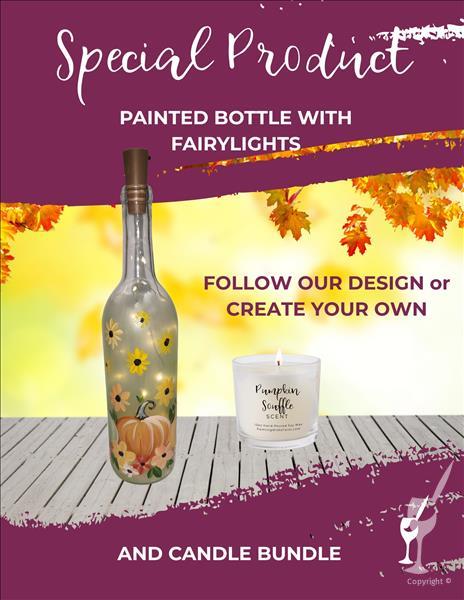 Fairy Lights Bottle & Candle - GREAT GIFT IDEA!