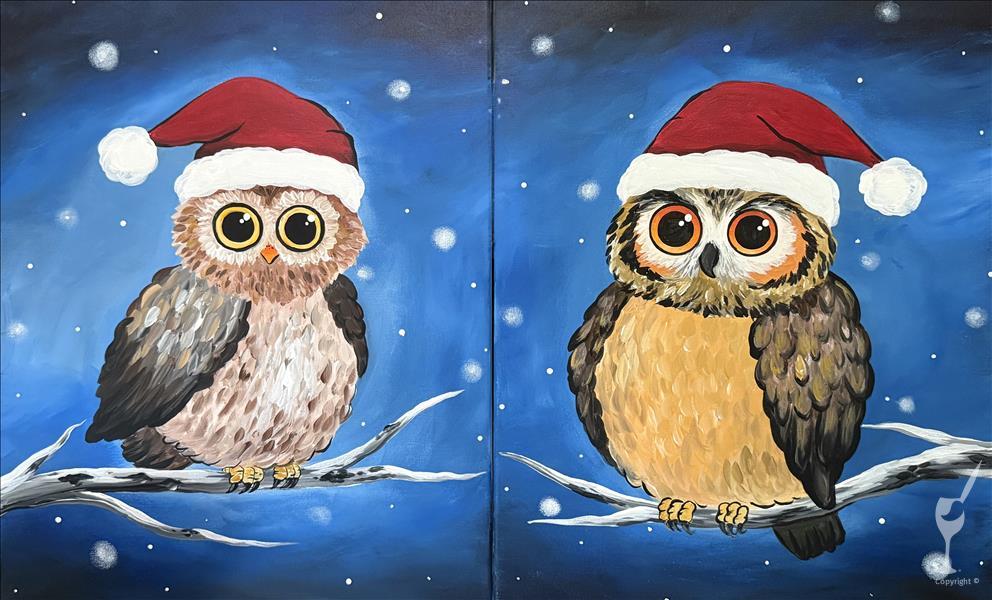 Couples & BFFs: Happy Owl-idays *Presketched*