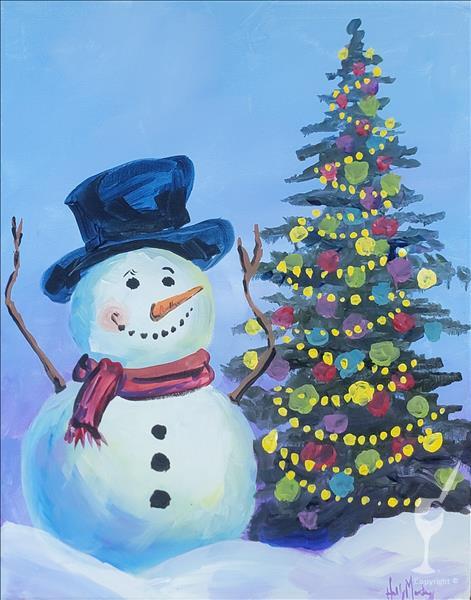NEW! *2 X PAINT POINTS* Snowy's Christmas Tree