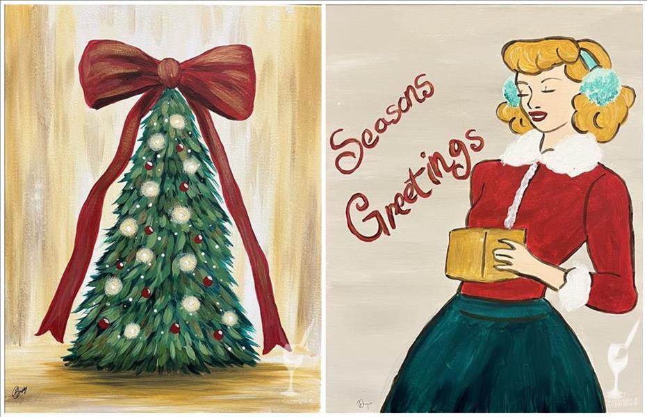 Golden Vintage Christmas - Set (15+)