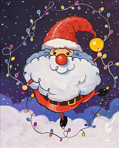 Snow Dancing Santa - 2.5 Hr Event Presketched