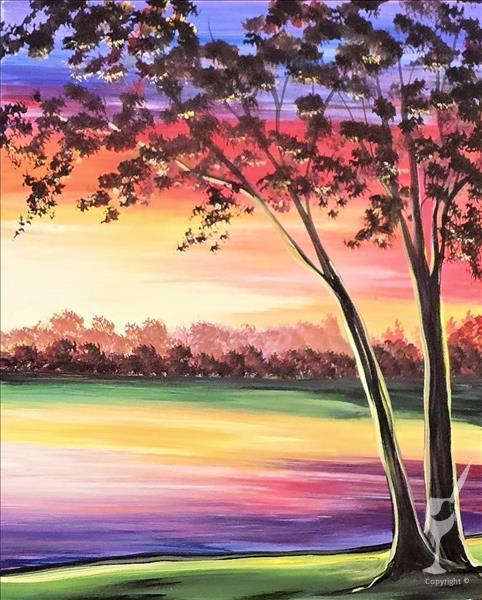 *SOLO PAINTERS* Love at Sunset