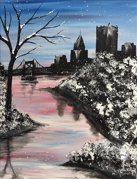 *Original Art* - A Pastel Pittsburgh Winter