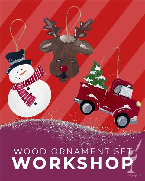 Family Day! Hot Cocoa Bar! 2 Wooden Cutouts!