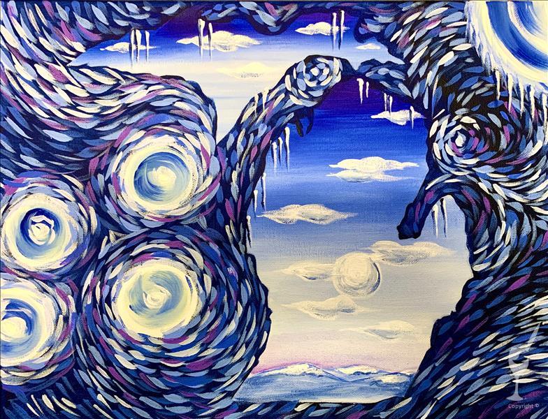 Winter Starry Night Michigan (Holiday spl $5off)