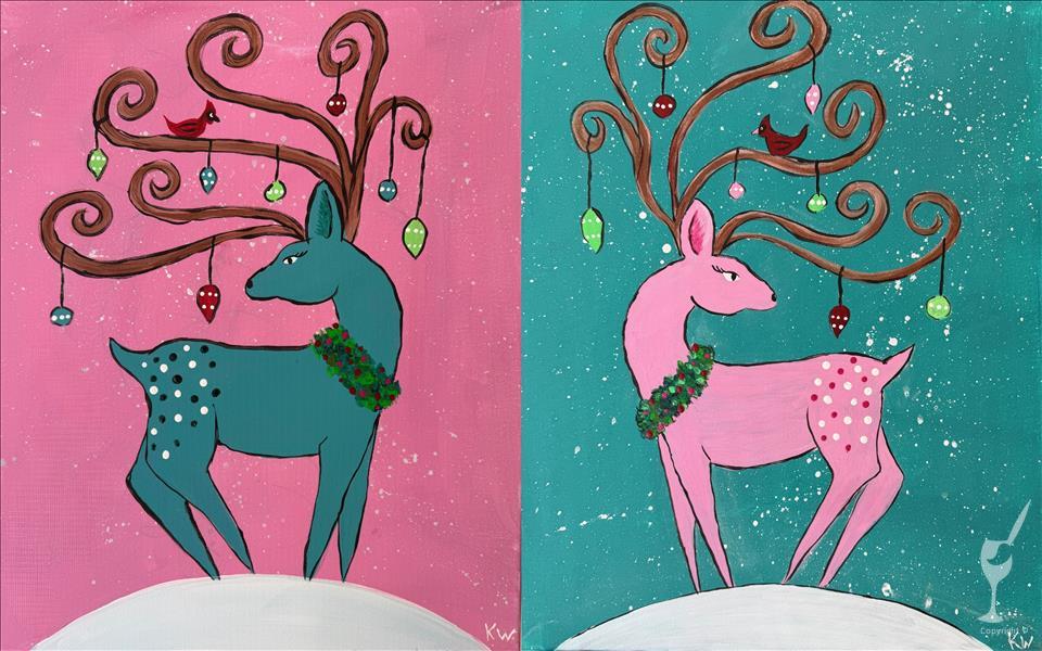 Vintage Reindeer - Set