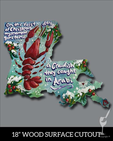 NOLA Xmas Classic! A Crawfish They Caught in Arabi