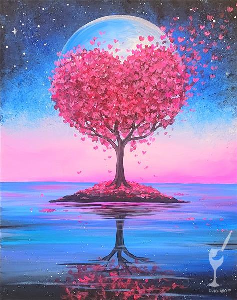 Moonlit Love Tree (Add A Candle)