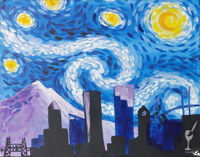 Starry Night Over Mt. Hood