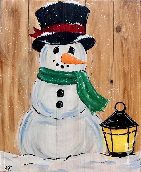Warm Winter Snowman *Choose Your Surface!*