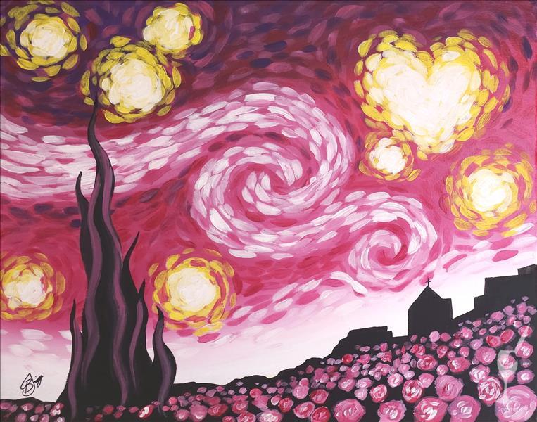 A Lovely Starry Night (Add A Candle)