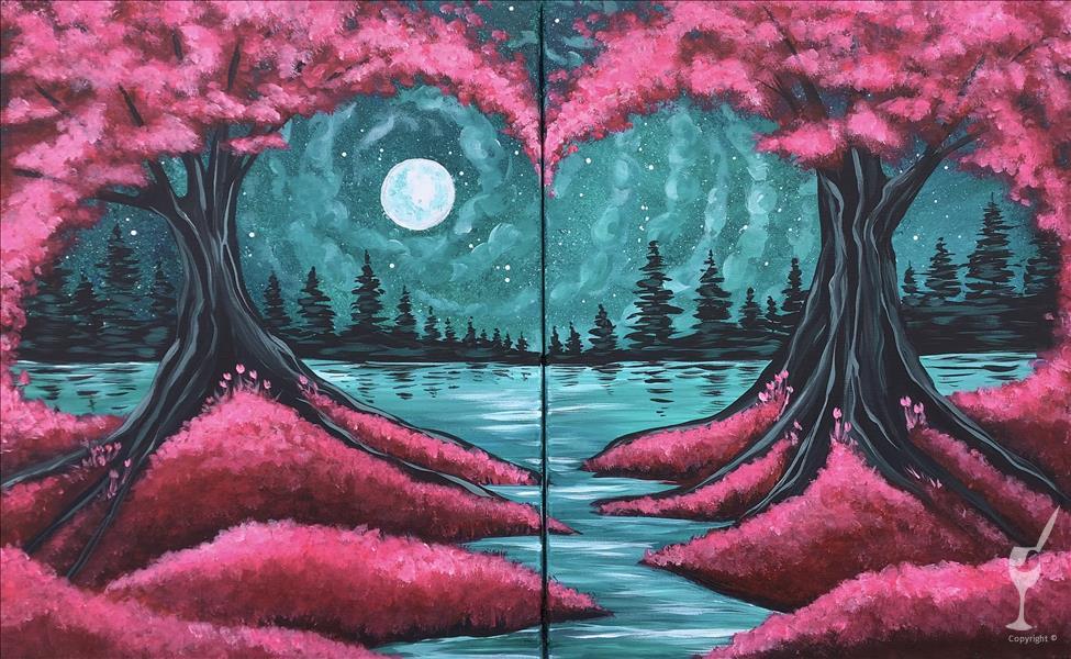 Two Trees, One Love- You Paint Half!