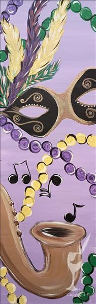 Mardi Gras Mask & Music