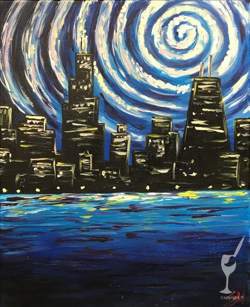 Frigid Friday - Chicago Winter Skyline