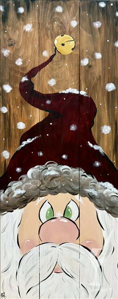 ***NEW***A Charming Rustic Santa *Add a DIY Candle