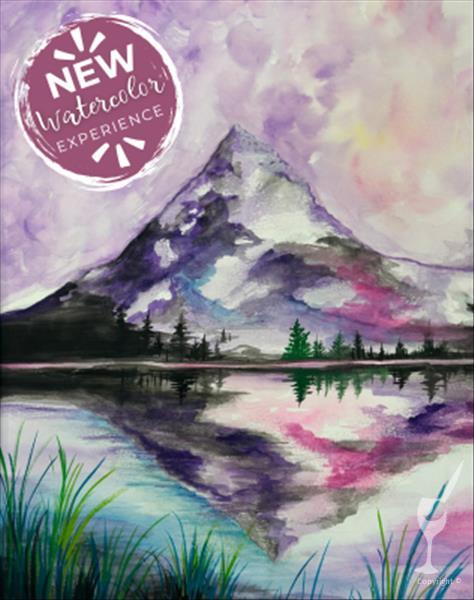 NEW Watercolor Painting | Purple Mountain Majesty
