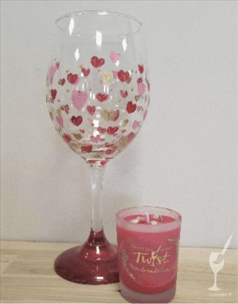 DIY Glass Painting Workshop with a Candle!