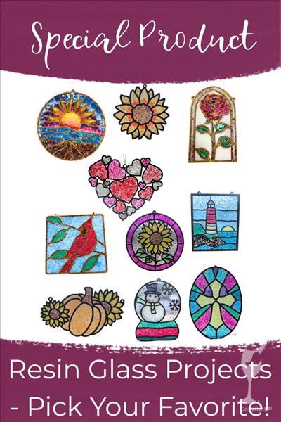 Glass Resin Projects 12"