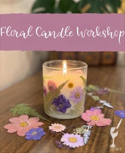 Pressed Flower Candle Making Class