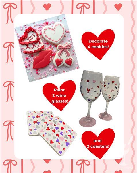 Galentine's Cookie Decorating & Paint Event
