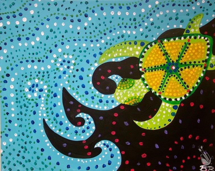 How to Paint Aboriginal Turtle