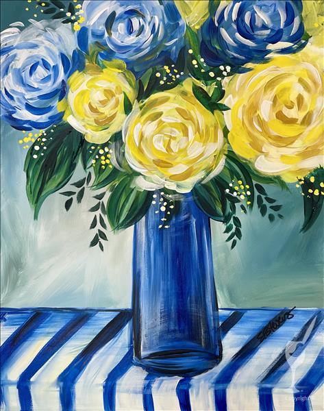 Blue Floral Aesthetic