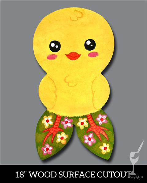 Spring Chicky Cutout (6+)