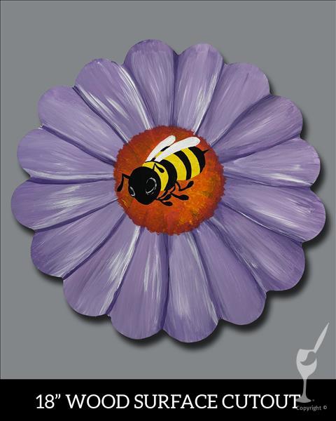 BOGO Wooden Cutout! Sleepy Spring Bee