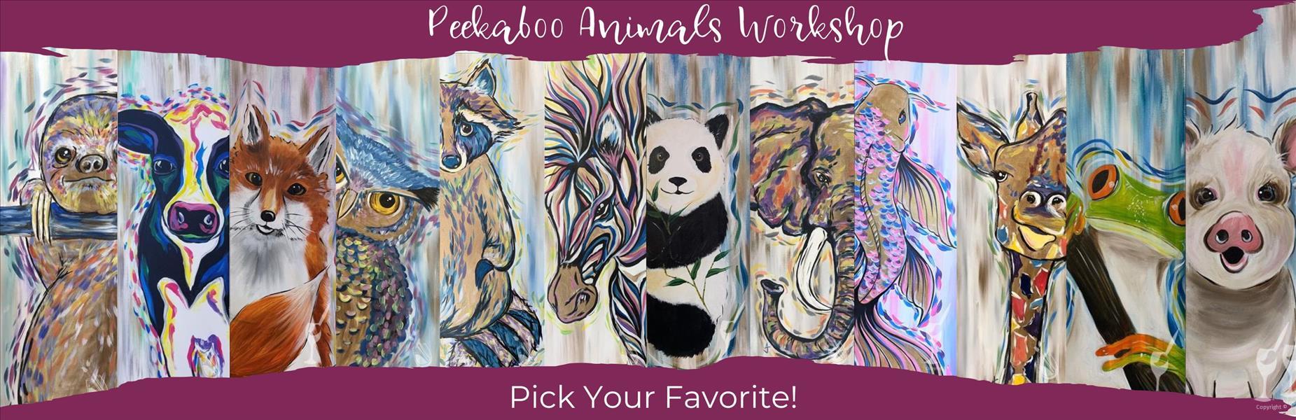 PEEKABOO ANIMAL WORKSHOP!