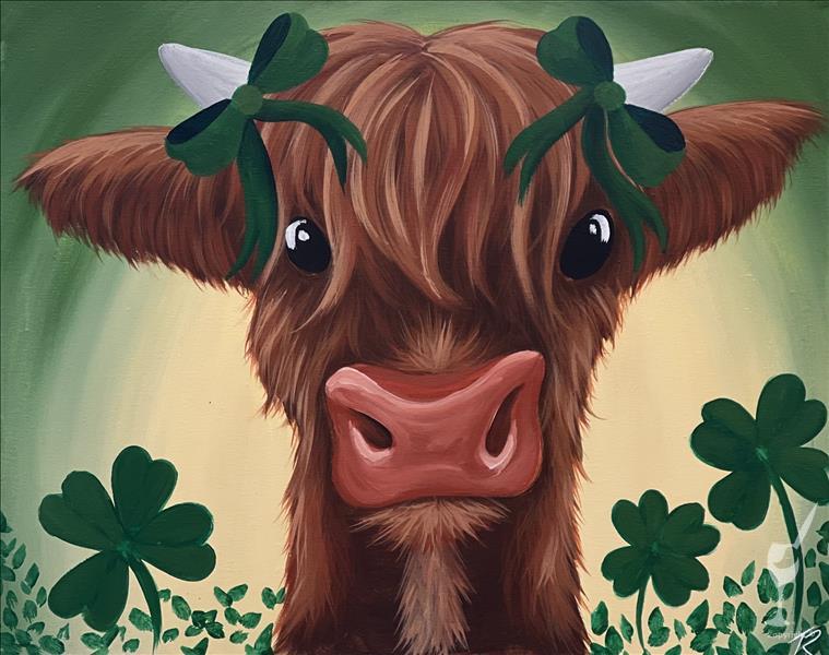 Happy St Patrick's Day! Lucky Highland Calf