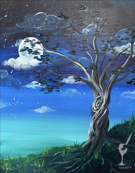 Twisted Pine Moonrise