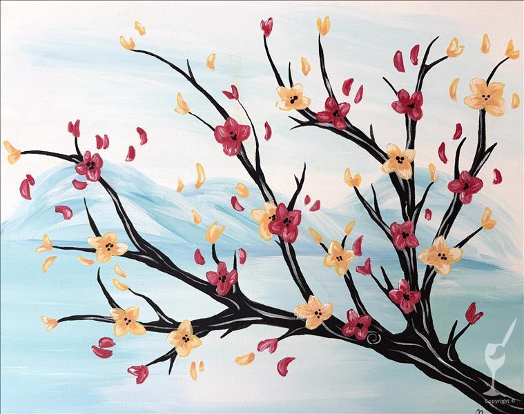 Misty Mountain Blossoms