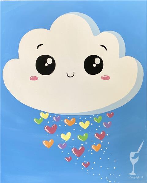 Family Fun!  Cloud Cuties! Add glitter/gems $5