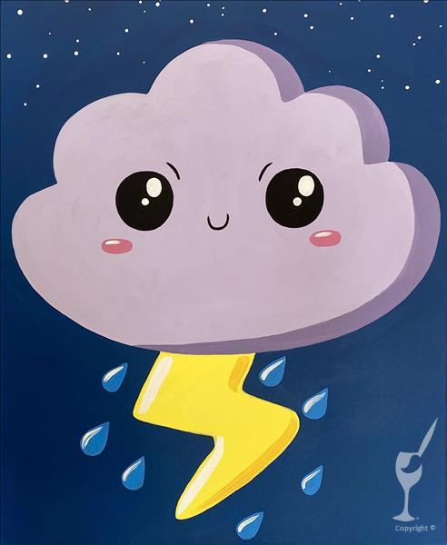 Family Fun!  Cloud Cuties! Add glitter/gems $5